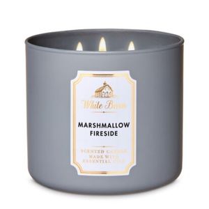 Marshmallow and fireside bath & body works candle